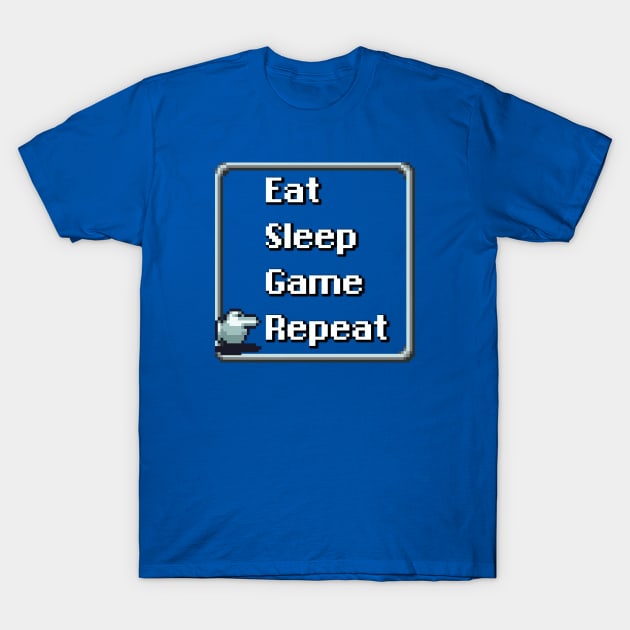 REAL LIFE GAMING RPG MENU - REPEAT T-Shirt by Force Restart